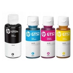 Oryginalne tusze HP w butelkach GT53XL GT52